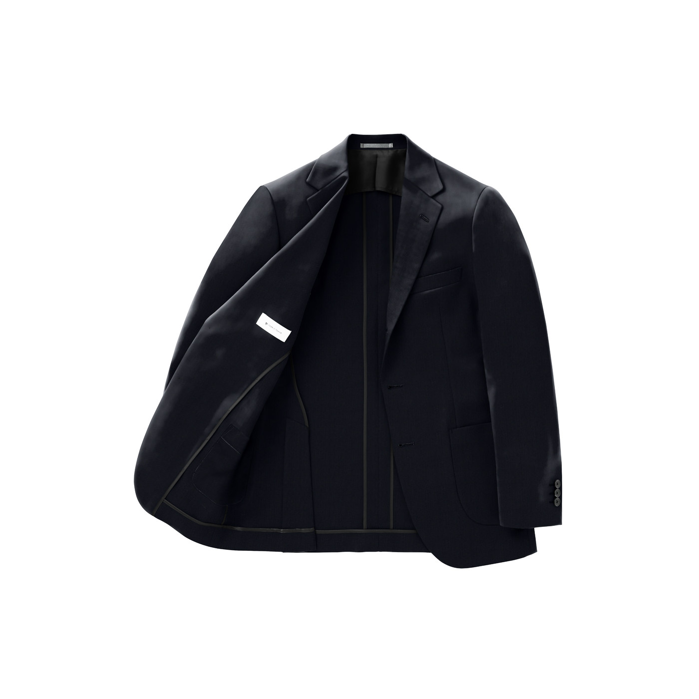 ATELIER SUPPAN JUMELLES フックシャツ ジャケット S 湿っ 黒 